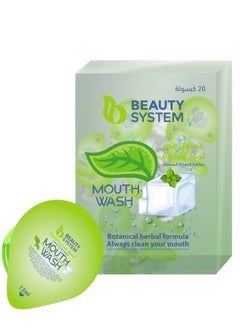 BEAUTY SYSTEM Advanced Mint Mouthwash Capsules 20 x 13ml 