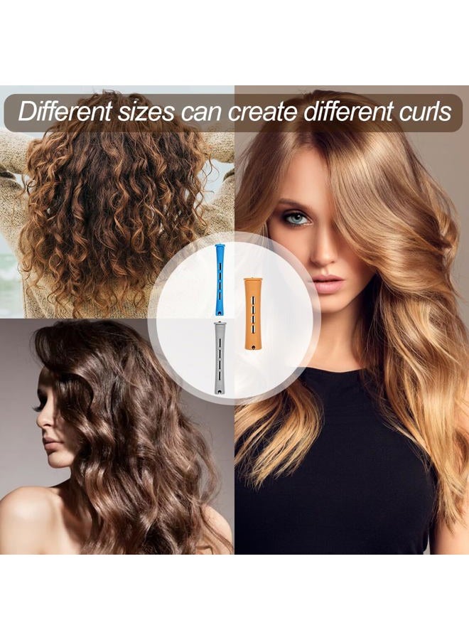 BELICOO 108 Pieces Hair Rollers Plastic Perming Rods Hair Curls Rollers Set 0.9 cm/ 1.5 cm/ 2.2 cm Hair Perm Kit for Hairdressing Hair Styling or DIY Tool - Image 5