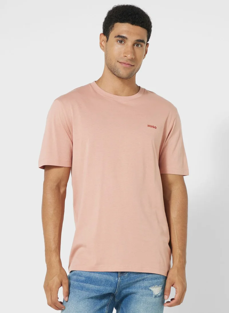 HUGO Logo Crew Neck T-Shirt