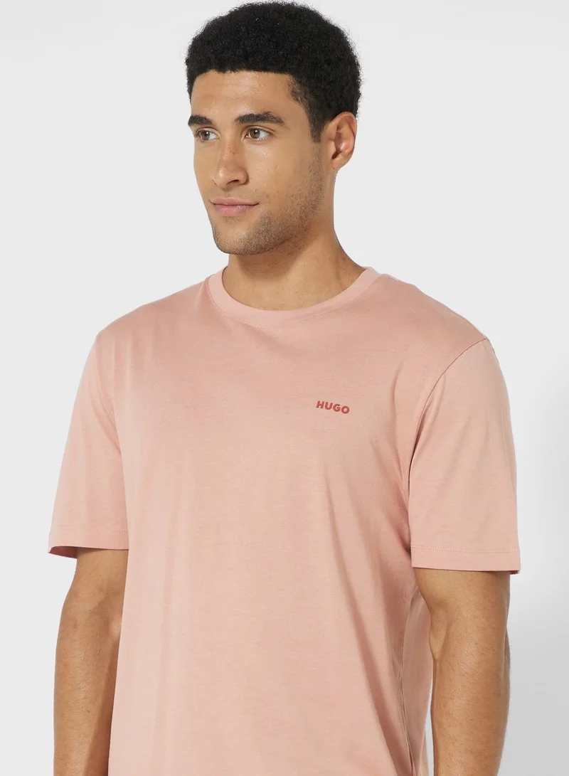 HUGO Logo Crew Neck T-Shirt