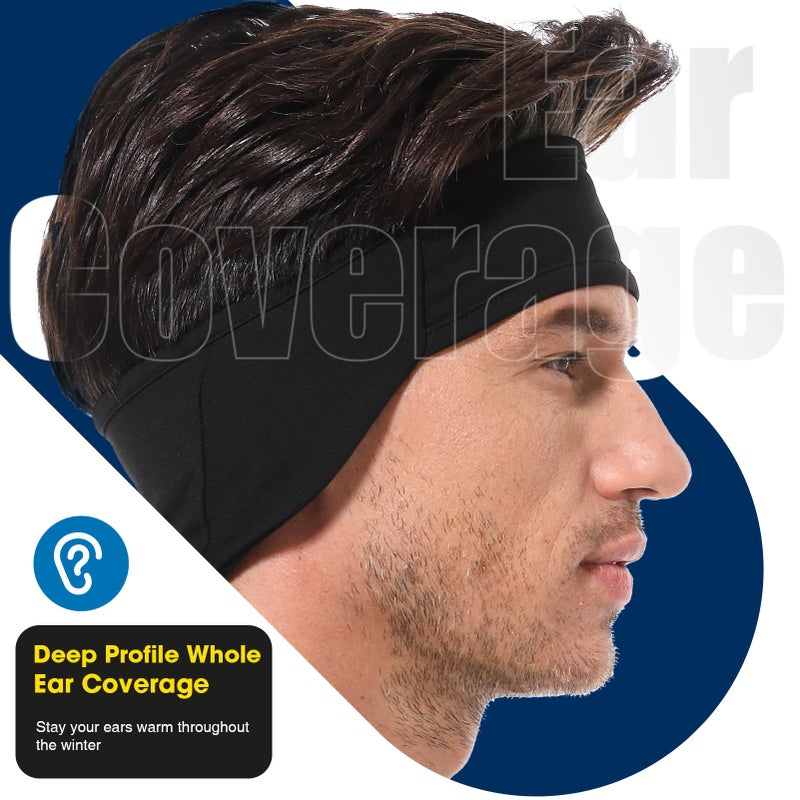 Braylin Ear Warmer Headbands, Winter Ear Muffs Headband for Men Women Kids, Ear Cover Headband in Cold Weather Running Skiing - Image 2