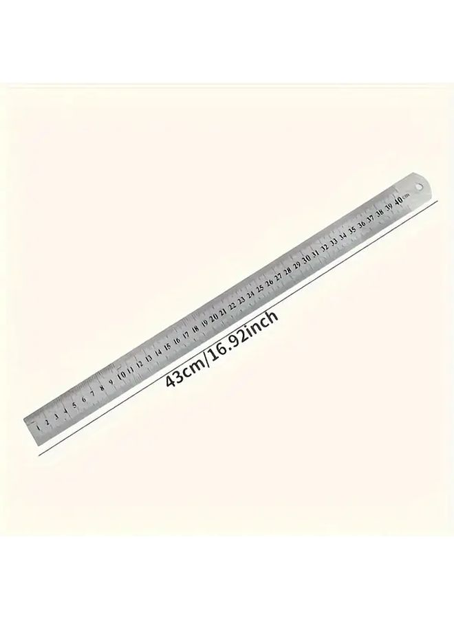 15.7 Inch Aluminum Precision Ruler Set Stainless Steel Measuring Tool for Designers and Engineers - Image 5