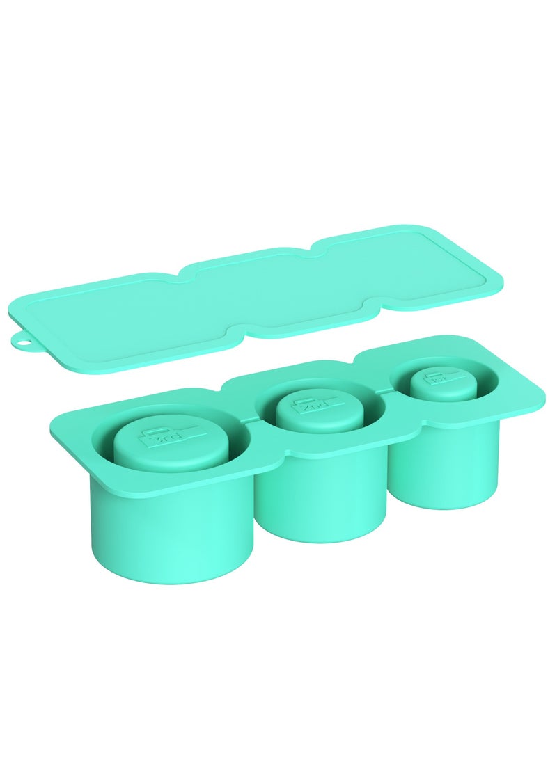 TEAM LUXURY Stanley ice cube tray, suitable for 40oz Stanley water glass ice making mold, reusable cylindrical silicone ice cube mold, can be used for ice drinks, juice, - Image 1