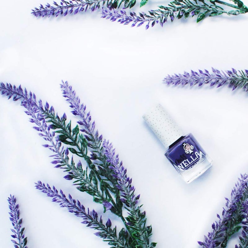 MISS NELLA SWEET LAVENDER â€“ Safe Special Glitter Purple Nail Polish for Kids, Non-Toxic & Odor Free Formula for Children and Toddlers, Natural Water Based for Easy Peel Off - Image 3