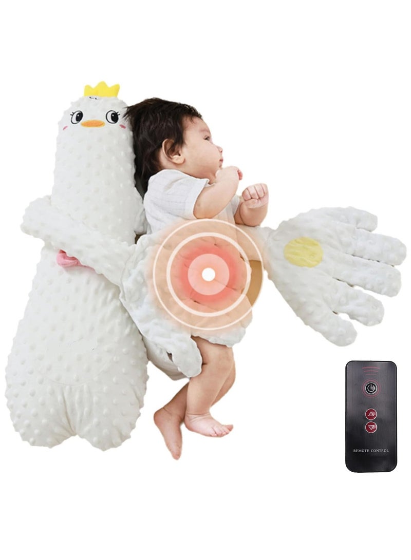 XiuWoo Upgrade Electric Baby Butt Patter, Baby Hand Patting Pillow, Soothing Baby Toy, Baby Startle Sleep Aid Companion, Patting Hand, Baby Soothing Palm, Baby Prevention Hand Glove for Baby Sleep - Image 1