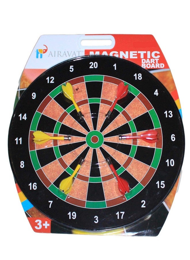 Mayatra's Magnetic Large Dart Board Set 46 cms with 6 Darts � - Image 1