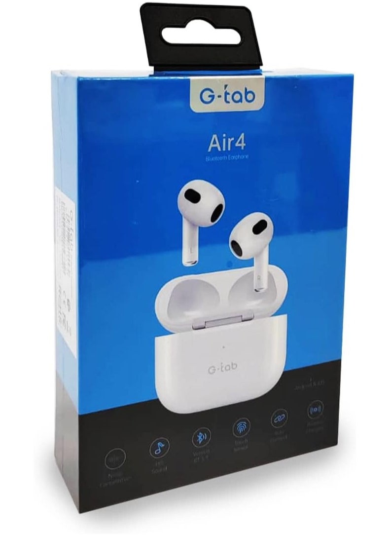 جي تاب سماعات الأذن اللاسلكية G-Tab Air4: تقنية بلوتوث 5.3 متقدمة، وصوت عالي الدقة، وعمر بطارية طويل لتجربة استماع لا مثيل لها  - Image 4