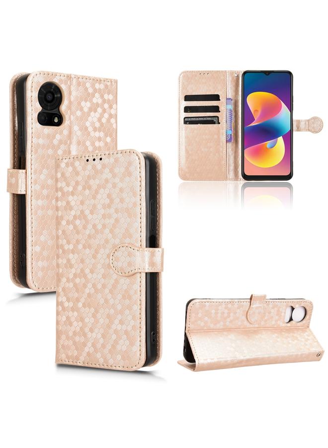 erorex Case For TCL 50 LE 4G Honeycomb Dot Texture Leather Phone Case  - Image 1