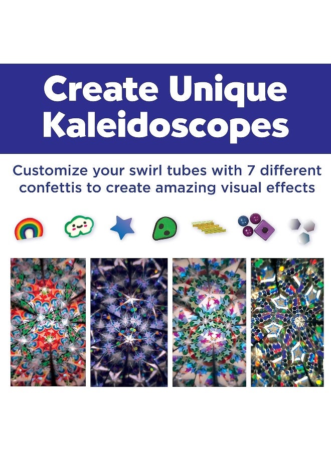 Creativity for Kids Magic Swirl Kaleidoscope Kit - Make Your Own Kaleidoscope for Kids, STEM Toys (Ages 6+) - Image 4