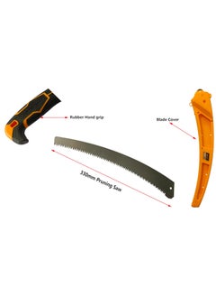 Inditrust Inditrust 1pc 330mm Hand saw Soft Grip Plastic Handle with Hand saw Cover FOR Wood Plastic and etc cutting  - Image 3
