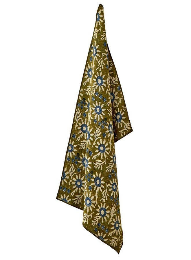 47th & Main Set of 2 Cotton Hand Towels, 28" x 18", Floral - Image 2