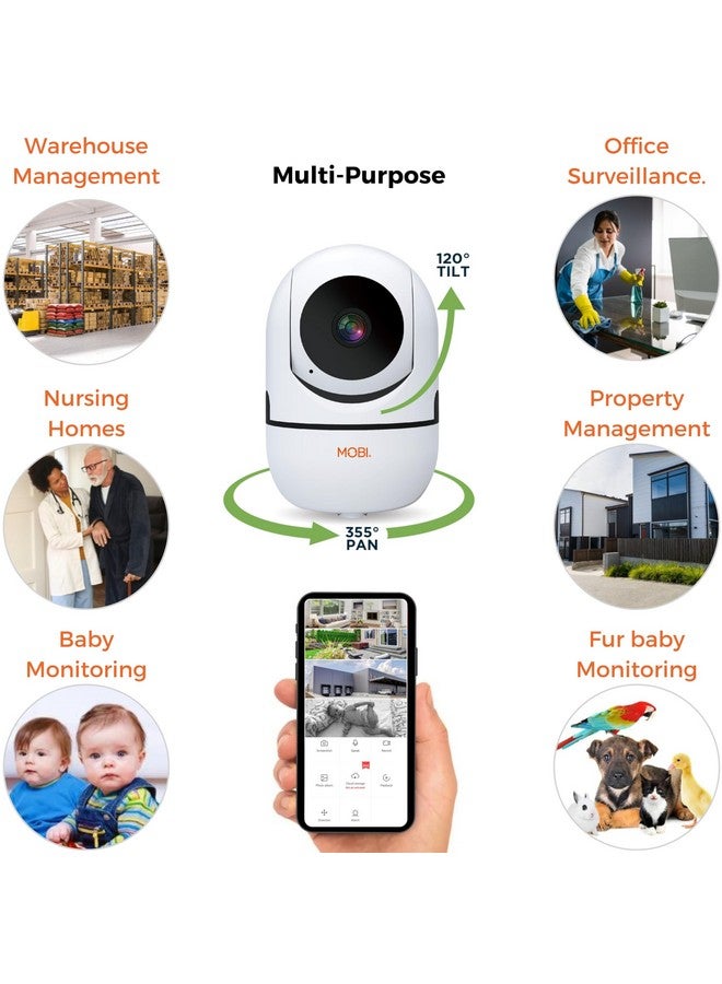 MOBI - MobiCam Indoor Camera - Baby Monitor with Camera and Audio - Smartphone and Wi-Fi Access - Image 3