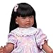 KOKOMANDY Lifelike African American Reborn Baby Dolls Black Girl 24 inches Toddler Doll Handamde Realistic Silicone Reborn Doll Weighted Body with Long Black Hair Toys for Kids - Image 2