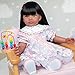 KOKOMANDY Lifelike African American Reborn Baby Dolls Black Girl 24 inches Toddler Doll Handamde Realistic Silicone Reborn Doll Weighted Body with Long Black Hair Toys for Kids - Image 4