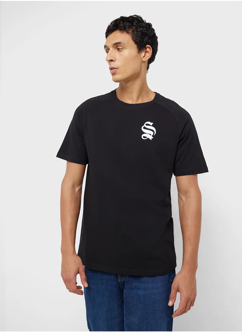 سفنتي فايف Crew Neck T-Shirt