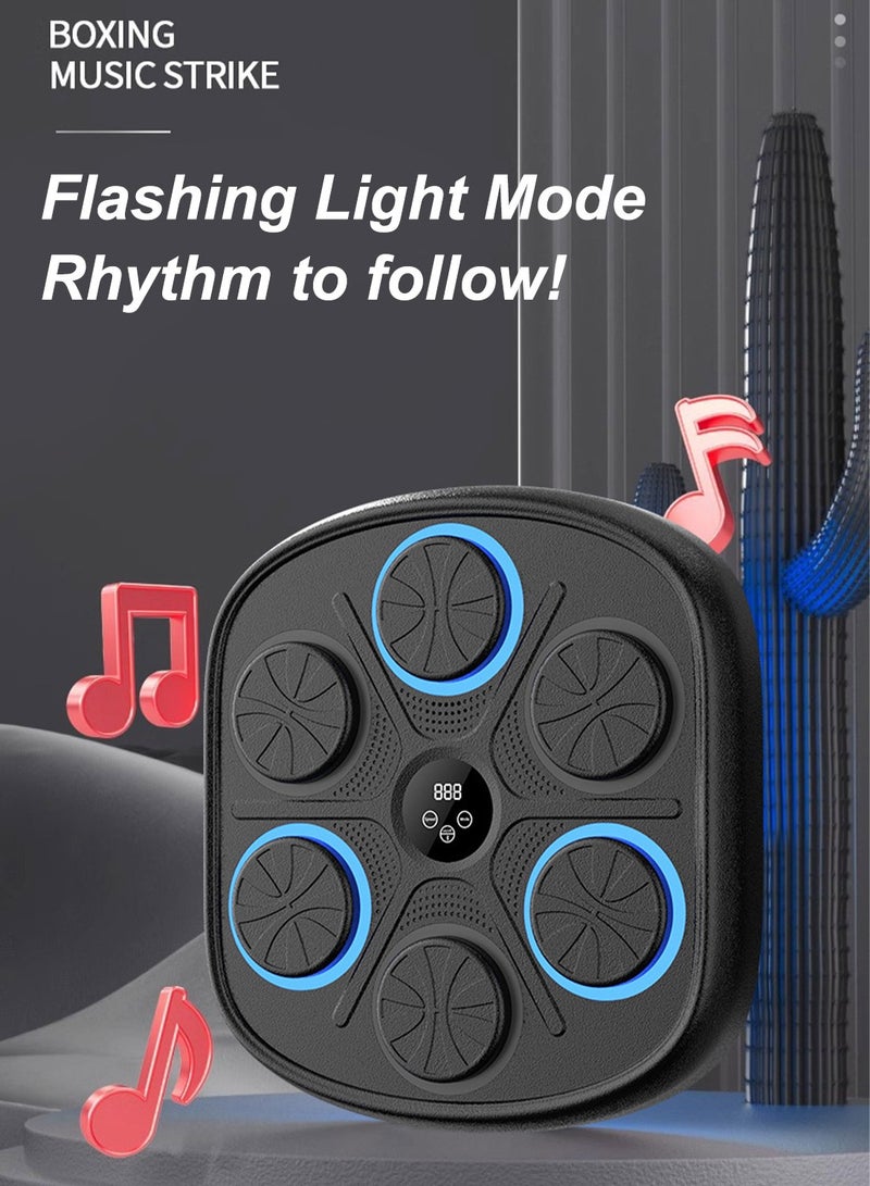 MaBaby Smart Music Boxing Machine, Speed Adjustment Boxing Training Equipments with Boxing Gloves, Intelligent Boxing Target, Electronic Punching Pad Machine for Home Gym Equipments - Image 5