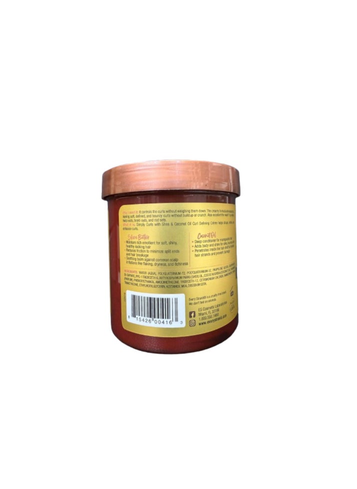 Every Strand - Simply Curls with Shea & Coconut Oil Curl Defining Creme 425g (USA) - Image 1