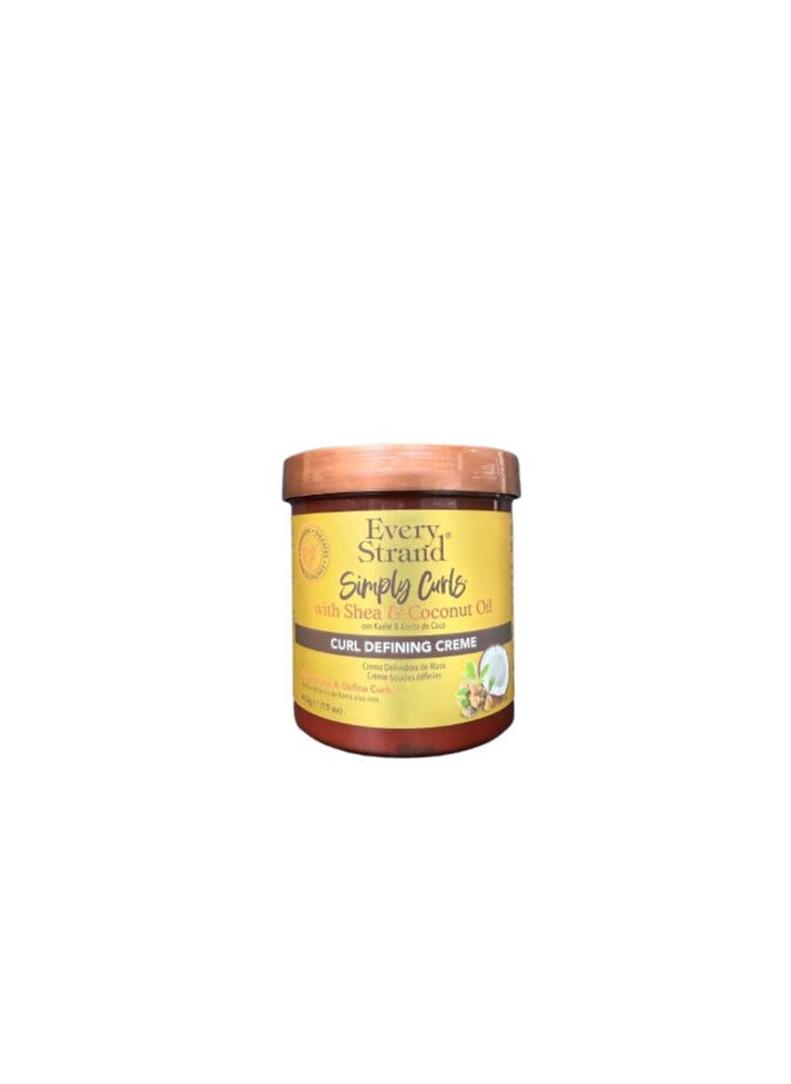 Every Strand - Simply Curls with Shea & Coconut Oil Curl Defining Creme 425g (USA) - Image 1