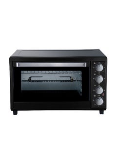 homix 2000W Stainless Steel Rectangular Glass Door Toaster Oven Black 50 L TO-502RCL-B 