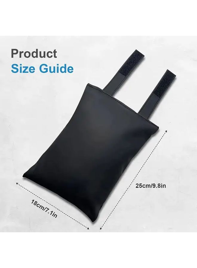 Black Freeze Proof Outdoor Faucet Cover No Adhesive Installation Cold Climate - Image 3