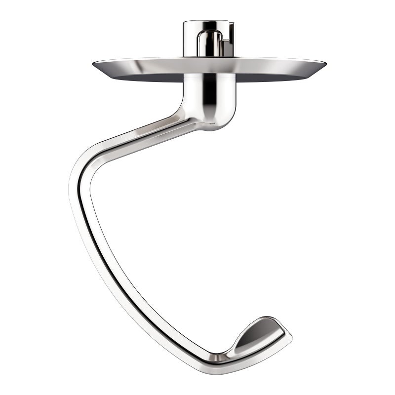 Polished Stainless Steel Dough Hook for Kitchenaid Stand Mixer Fits 455Qt TiltHead Stand Mixer for Kitchenaid Dough Hook Replacement for Kitchenaid Mixer Attachments by Cofun