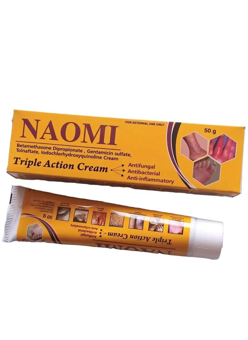 Naomi - Naomi Cream Anti Bacterial and Anti Fungal 50 grams - Image 1