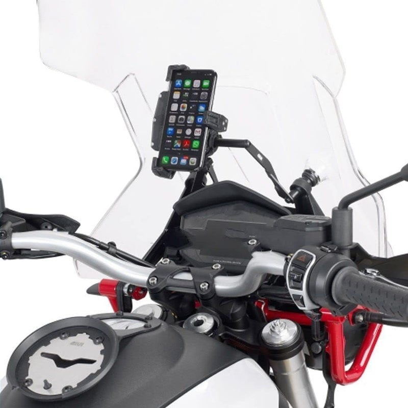 QASULER Motorcycle Phone Stand for Moto Guzzi V85 TT - Image 3