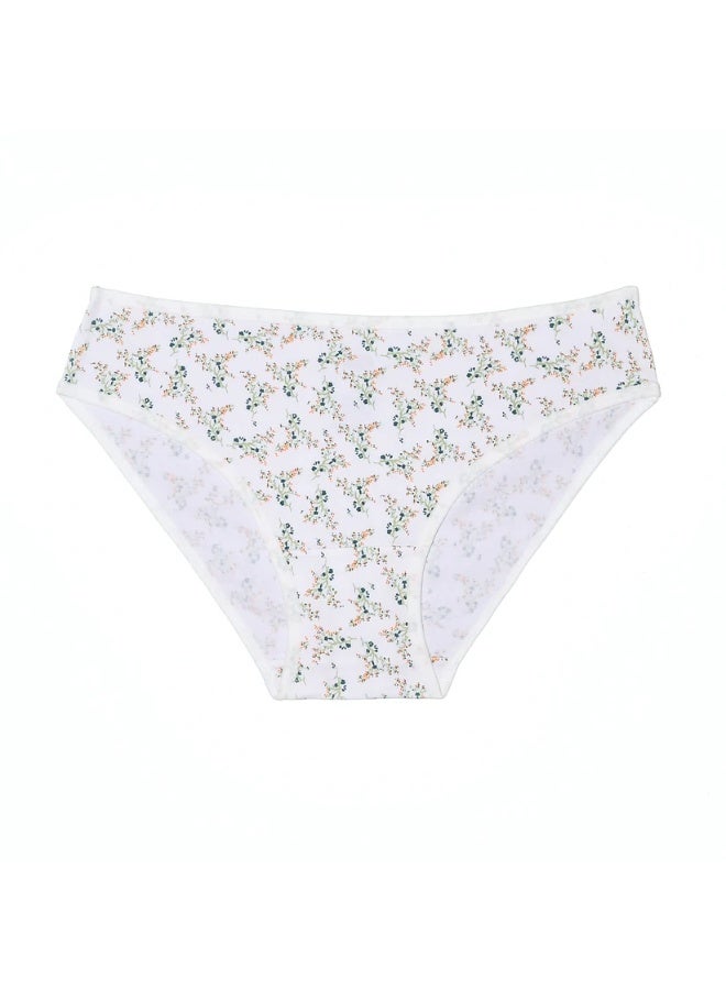 ميلك مجموعة من 3 قطع بيكيني حريمي، ملابس داخلية قطنية مطبوعة، مريحة وناعمة، تصميم أنيق للاستخدام اليومي - Image 2