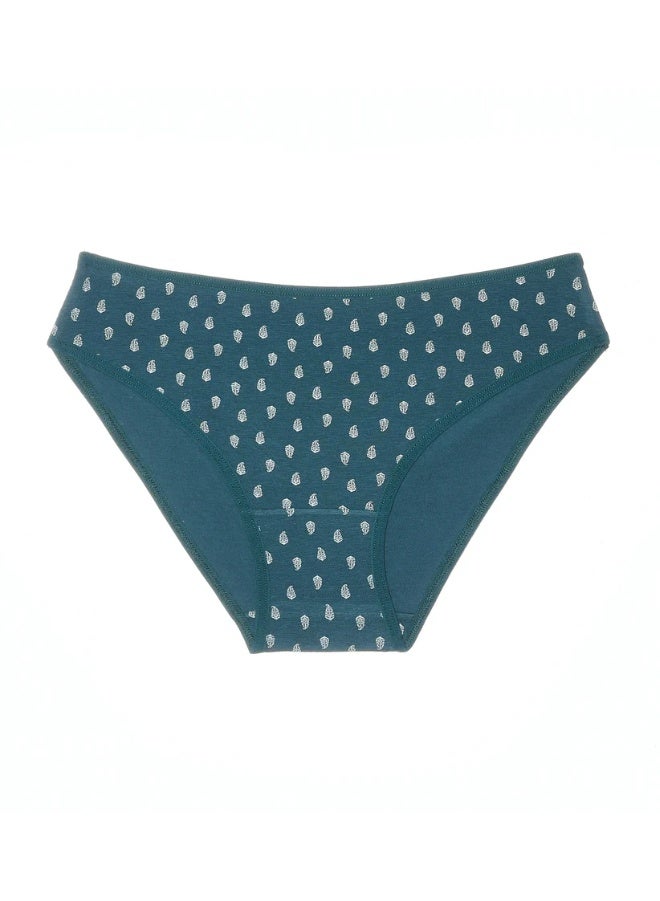 ميلك مجموعة من 3 قطع بيكيني حريمي، ملابس داخلية قطنية مطبوعة، مريحة وناعمة، تصميم أنيق للاستخدام اليومي - Image 4