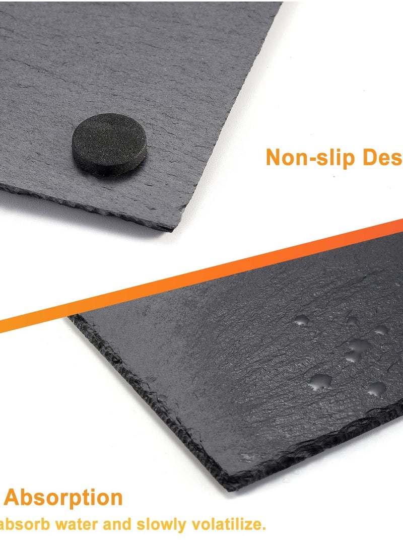 Excefore - Reptile Basking Platform, Natural Rock Reptile Food Bowl and Habitat Decor for Various Reptiles, Suitable for Turtles, Lizards, Bearded Dragons (30 * 15cm) - Image 1