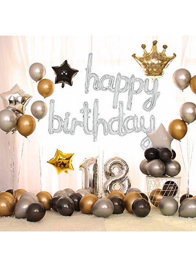 بيشيدا لافتة بالون عيد ميلاد سعيد فضية مقاس 40.64 سم من رقائق مايلر لعيد الميلاد، علامة بالون يدوية لكتابة بالونات عيد ميلاد سعيد لمستلزمات زينة حفلات أعياد الميلاد - Image 4