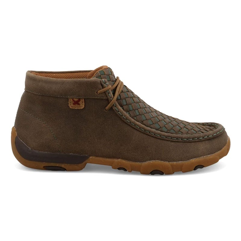 Twisted X Women's Chukka Driving Moc, Moc Toe, Bomber & Clover, 7 M - Image 3