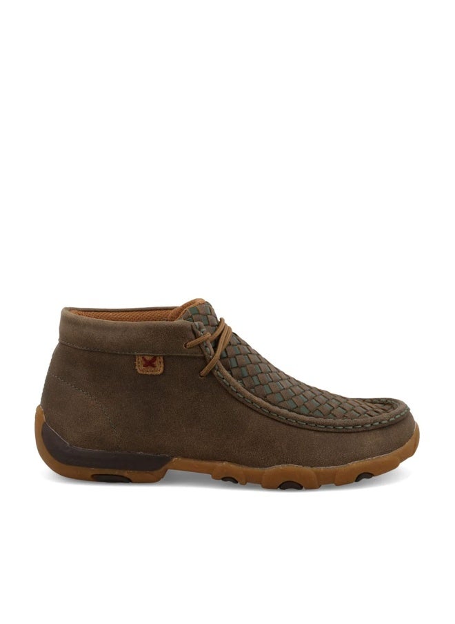 Twisted X Women's Chukka Driving Moc, Moc Toe, Bomber & Clover, 7 M - Image 1
