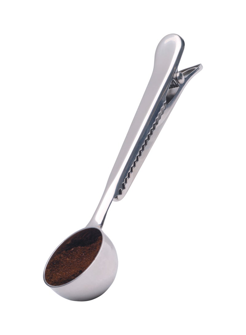 KitchenCraft Le'Xpress Stainless Steel Coffee Measure and Bag Clip, Carded  - Image 1