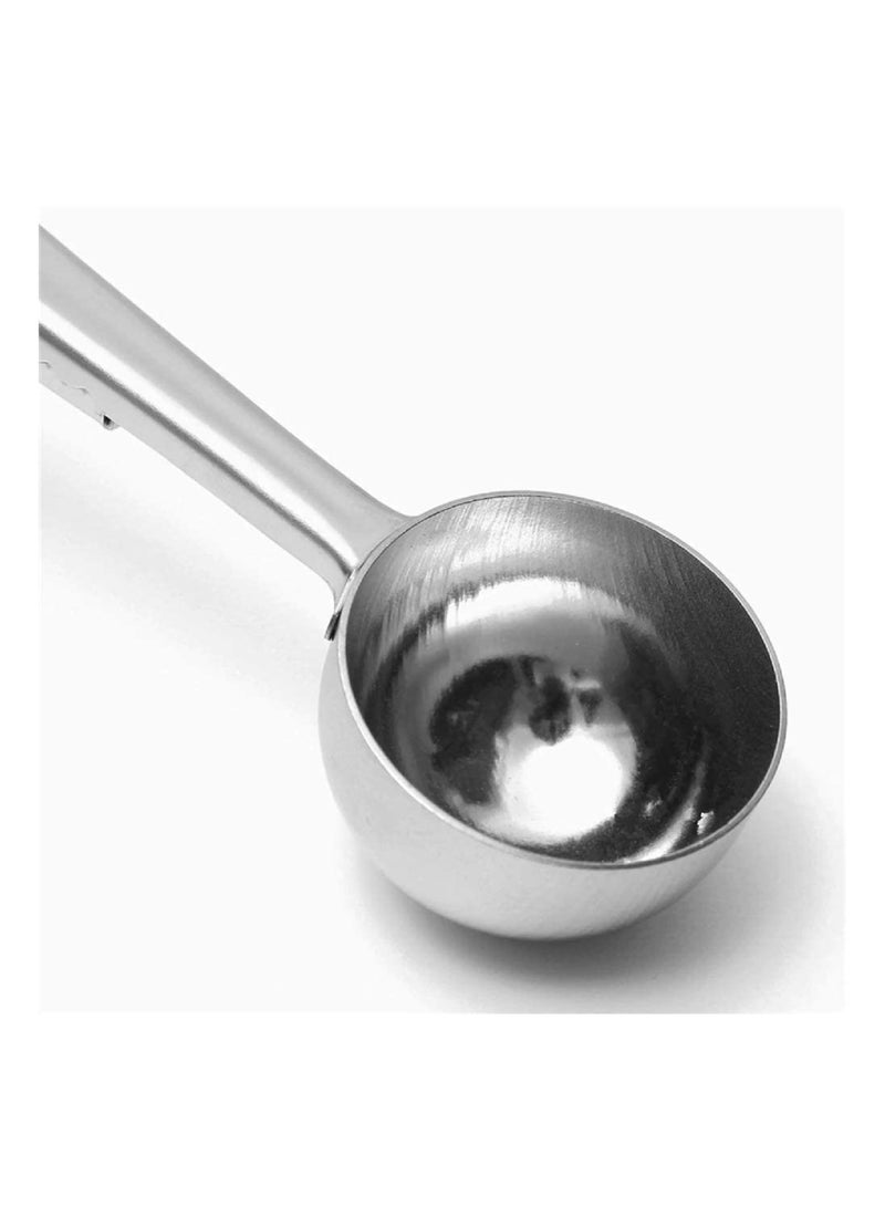 KitchenCraft Le'Xpress Stainless Steel Coffee Measure and Bag Clip, Carded  - Image 2
