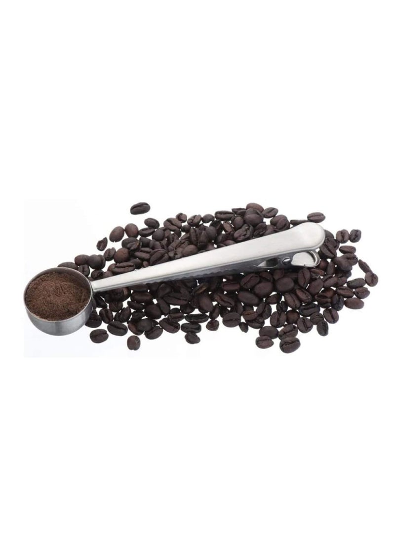 KitchenCraft Le'Xpress Stainless Steel Coffee Measure and Bag Clip, Carded  - Image 5