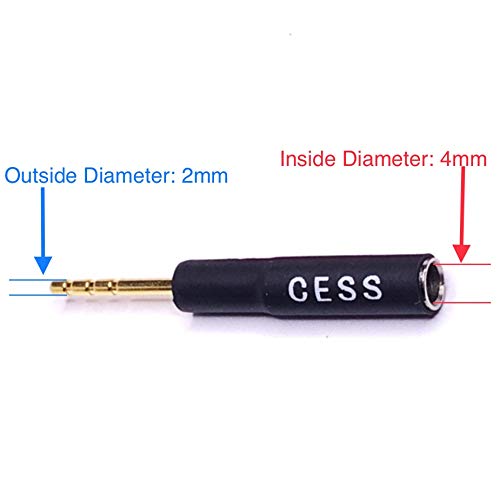 CNCESS CESS-053 Banana Plug to Pin Plug Adapter, 4mm Female to Male Screw Type Banana, 4 Pack (Straight PIN) - Image 5