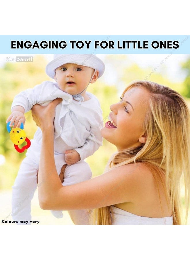 Kids Mandi ® Rattle & Teether Set Of 5 Pcs | Non Toxic And Suitable For Babies, Toddlers And Infants | Gift For New Born (Bis Approved),  - Image 5
