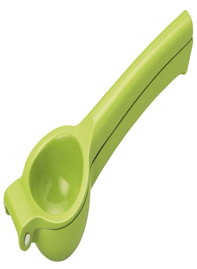 KitchenCraft Healthy Eating Handheld Lime Squeezer, Manual Citrus Juicer for Cooking Baking & Cocktail Making, 20 x 6.3cm, Green - Image 1