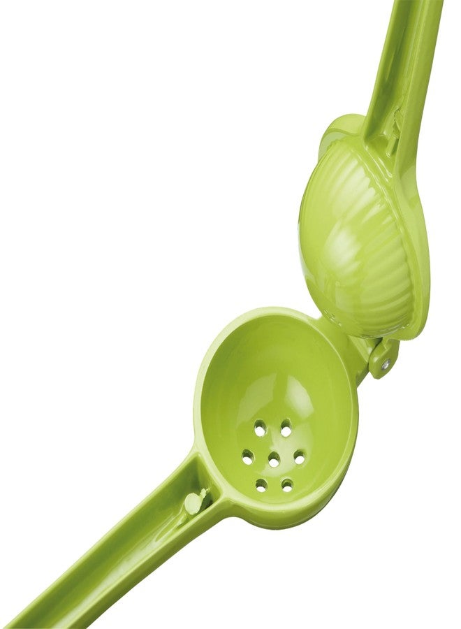 KitchenCraft Healthy Eating Handheld Lime Squeezer, Manual Citrus Juicer for Cooking Baking & Cocktail Making, 20 x 6.3cm, Green - Image 2