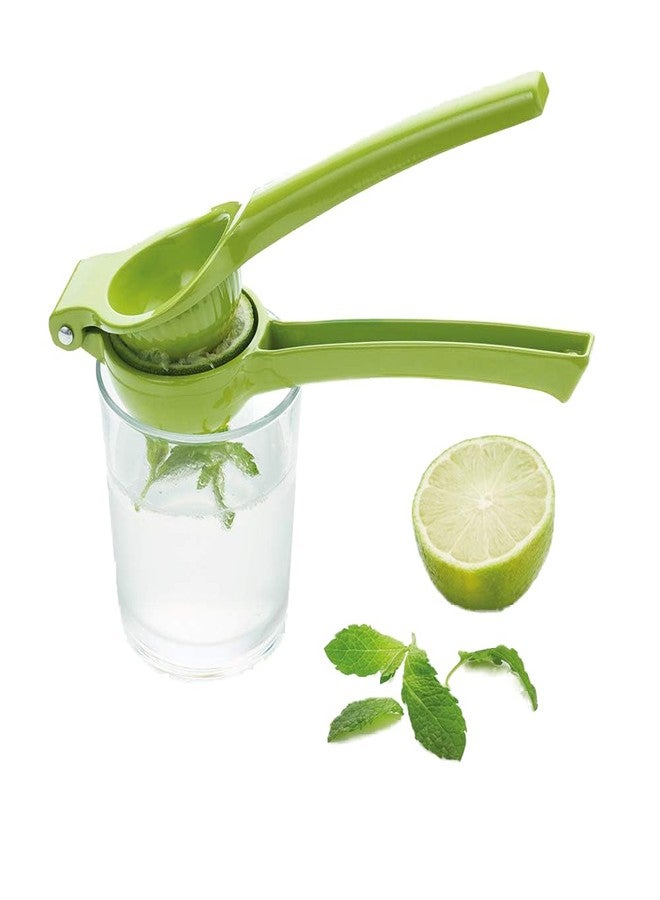 KitchenCraft Healthy Eating Handheld Lime Squeezer, Manual Citrus Juicer for Cooking Baking & Cocktail Making, 20 x 6.3cm, Green - Image 4