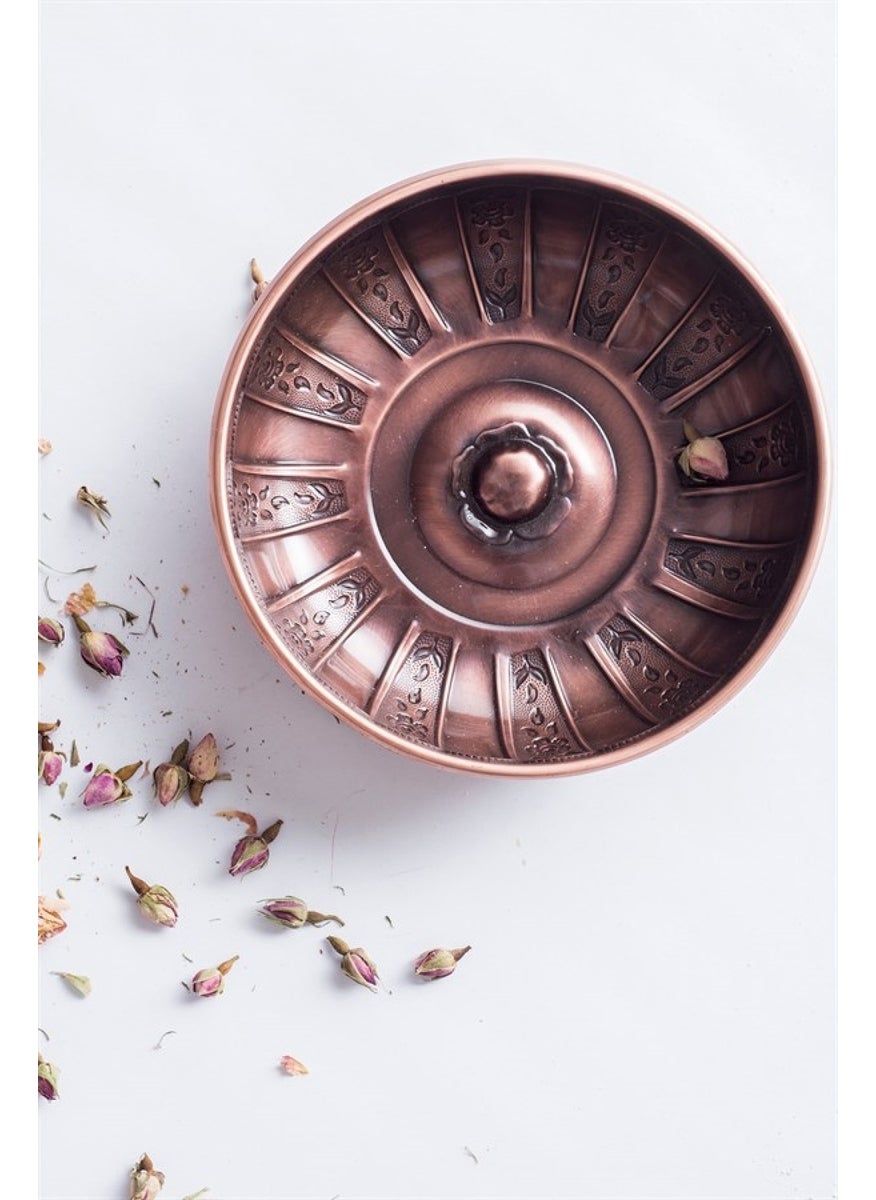 Biterse If it runs out, Nostalgic Ottoman Dynasty Iron Bath Bowl Copper Color 20 cm 