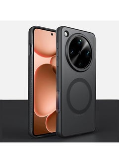 Frosted Case Compatible with Oppo Find X8 Ultra, Shock and Drop Protective Case with Magnetic Suction and Built-in Airbag Protective Cover at Four Corners for Oppo Find X8 Ultr