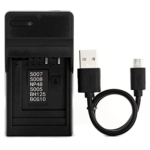 Norifon CGA-S005 USB Charger for Panasonic Lumix DMC-FS1, DMC-FS2, DMC-FX01, DMC-FX07, DMC-FX10, DMC-FX12, DMC-FX150, DMC-FX180, DMC-FX3, DMC-FX50, DMC-FX8, DMC-FX9, DMC-LX1, DMC-LX2 Camera and More - Image 1