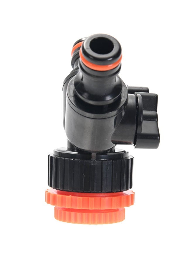 لوازم توصيلة خرطوم ماء فتحتين - محبس ماء مزدوج على شكل Y بمخارج منفصلة وصمامات تحكم فردية وتوصيل سريع - مثالية للحدائق والعشب والاستخدام الخارجي - Image 3