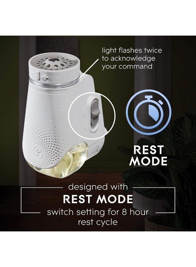 Glade مجموعة بداية معطر الهواء Glade PlugIn Plus، زيت معطر للمنزل والحمام، رائحة الكتان النظيف، 2.01 أونصة سائلة، 1 سخان + 3 عبوات تعبئة - Image 3