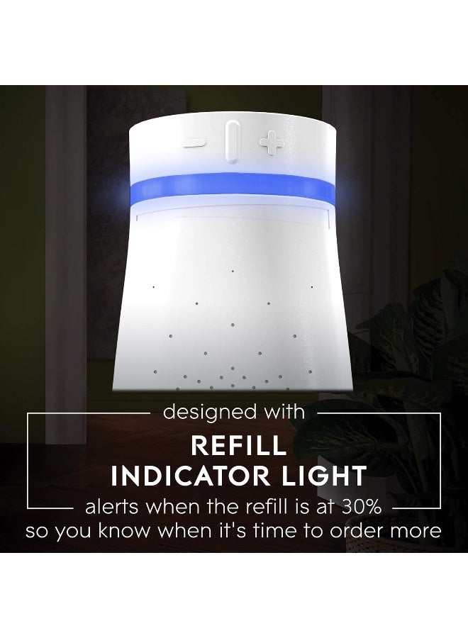 Glade مجموعة بداية معطر الهواء Glade PlugIn Plus، زيت معطر للمنزل والحمام، رائحة الكتان النظيف، 2.01 أونصة سائلة، 1 سخان + 3 عبوات تعبئة - Image 5