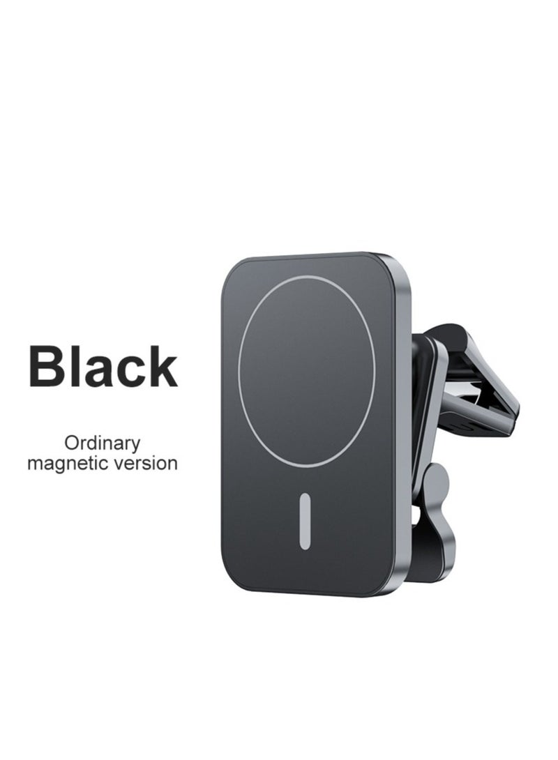 GULFLINK Wireless Car Mount Phone Charger 15W High-Speed Flash Magnetic Wireless Car Charger Black  - Image 1