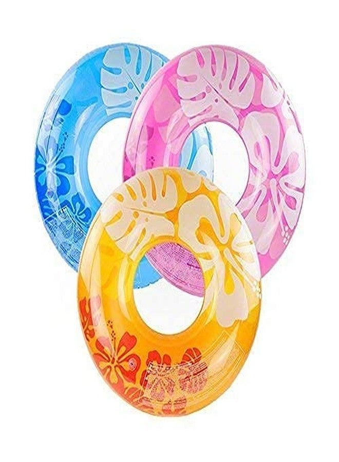 STACKRAID Vehicle Fire Engine Shape Sit Pool Float Tube Boat Beach Water Swimming Pool Tube Inflatable Kiddie Swim Water Ring Swimming Tube Ring for Kids (36ins Print Swim Ring) - Image 3