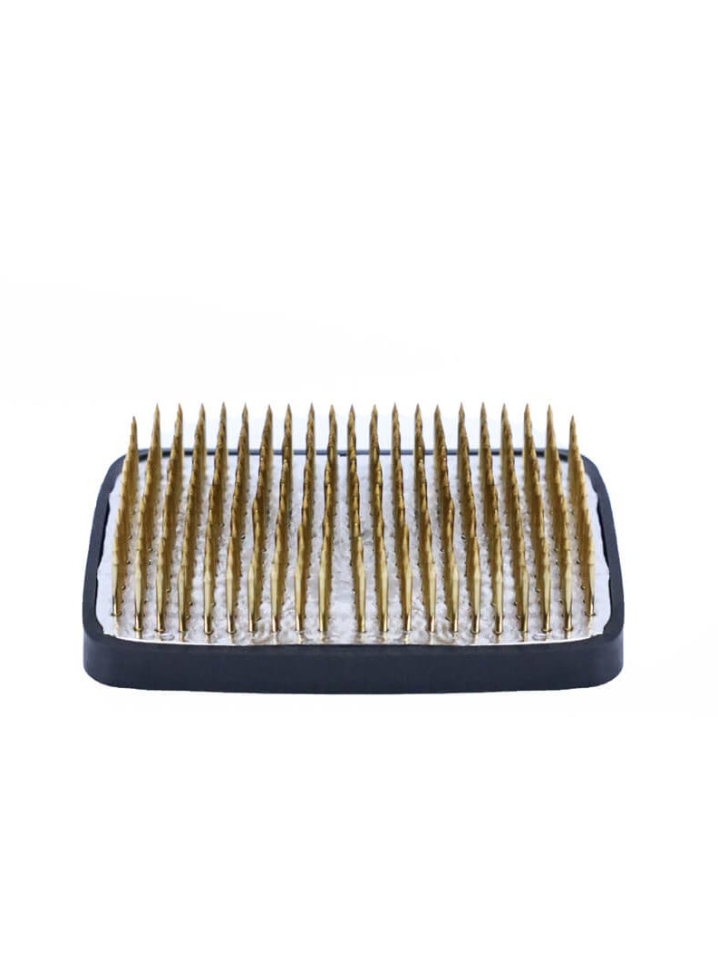 Si Bonne Premium Rectangle Frog Flower Kenzan 5.8*8.3cm for Floral Arranging Tools - Image 1